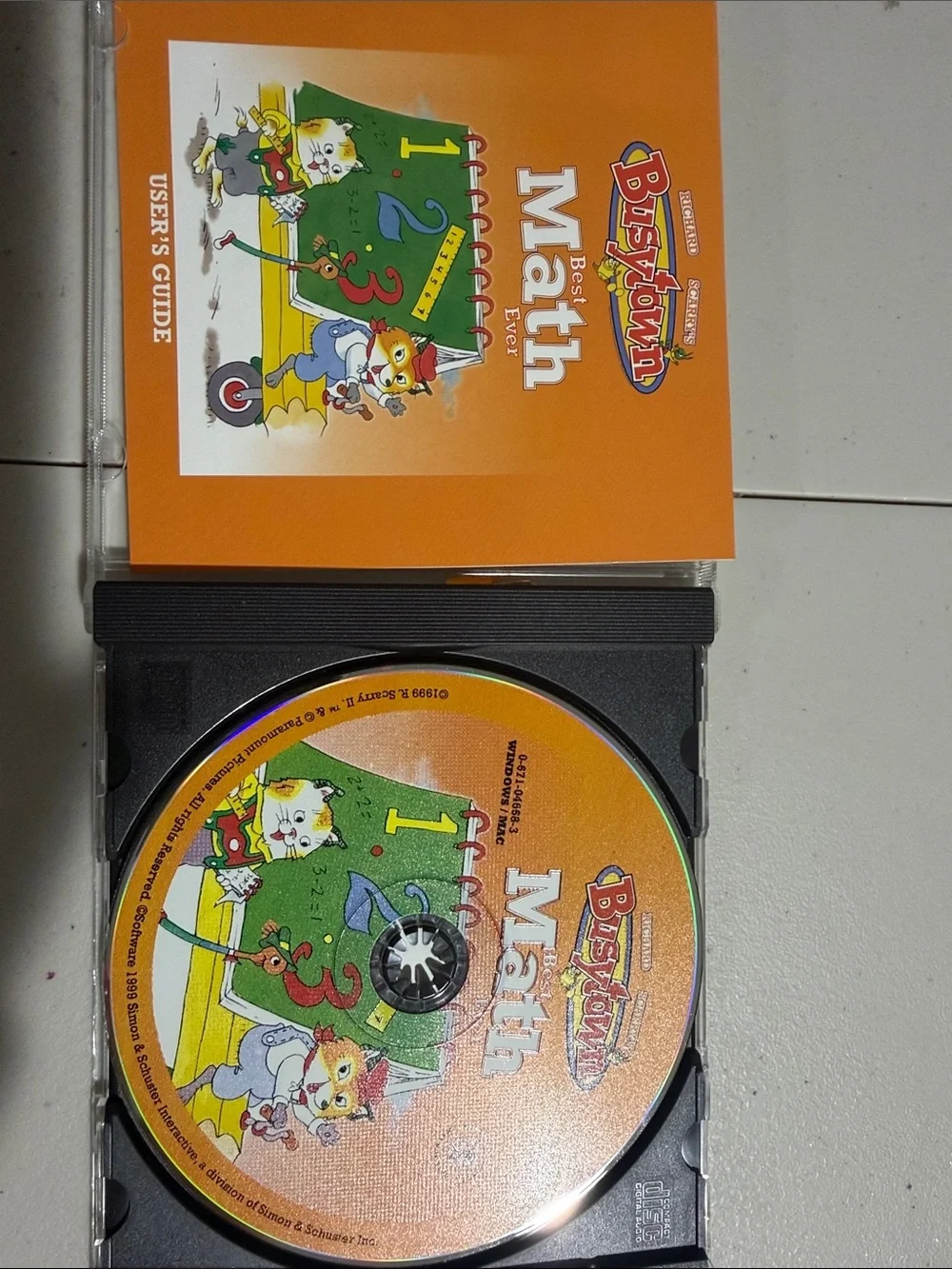 Best Ever Math CD with Orange User Guide